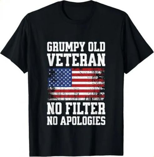 T-shirtt-shirtmilitary Veteran Funny American 2026 Flag Grumpy Ol_viptrois.com