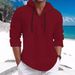 Men's Slim Fit Hooded Sweatshirt – 100% Cotton Pullover With Breathable Comfort For Casual Wear_viptrois.com