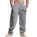Men's Clothing Men's Linen Trousers Loose Wide Leg Breathable Casual Beach Coconut Tree Print Hot Selling For Formal & Casual_viptrois.com