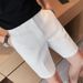 Men's Clothing Solid Color Waffle Shorts New Summer Style Five Point Casual British Thin Suit Pants_viptrois.com