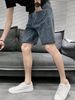 Men's Clothing Summer Trendy Brand Street Ins All Match Outdoor Wear Five Point Straight Casual Wide Leg Pants_viptrois.com