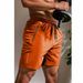 Men's Quick Drying Breathable Sports Fitness Shorts Casual Five-Point Cotton Polyester Pants For Summer Work Going Out_viptrois.com