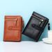 Men's Wallet Ladies Purse Female Short High Sense Small Bag Pu Leather Multifunctional Folding Coin Purse Bag_viptrois.com