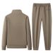 Men's Stand Collar Cardigan Set - Breathable Two-Piece Sportswear | Business Casual Suit_viptrois.com