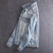 Men's Clothing One Piece Drop Shipping Autumn New Men's Retro Denim Jacket Light Color Hole Slim Fit Clothes Korean Style Denim Jacket_viptrois.com