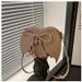 Trendy Halloween Bloody Cleaver Crossbody Bag - Unique PU Leather Handbag With Zipper Closure For Women & Men, Spooky Streetwear Accessory_viptrois.com