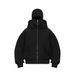 Men's Y2K Retro Full-Zip Hoodie - Streetwear Unisex Pullover With Print Design, Oversized Fit For Casual & Urban Style_viptrois.com