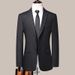 High End Suit Set For Spring Autumn, Middle-Aged Men In Business And Leisure, Wedding Jacket_viptrois.com