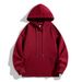 Men’s Heavyweight Hooded Sweatshirt – 9 Color Options (Black, Olive, Beige, Burgundy & More) Slim Fit Pullover For Streetwear )_viptrois.com