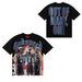 Brand Skull And Rose Print Casual Short-Sleeve T-Shirt, Same Style For Couples_viptrois.com