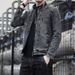 Jacket Men's Korean Cotton Slim Fit Men's Retro Denim Jacket Clothes Blue_viptrois.com