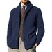 Pulse Foreign Trade Autumn Winter New European American Solid Color Long Sleeve Knitted Cardigan Cross-Border Coat Sweater Men_viptrois.com