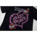 Graphic Letter Print Short Sleeve T Shirt Men Loose Crew Neck Casual Tee Hip Hop Streetwear Black Cotton Top Front Back Double Sided Printed T-shirt_viptrois.com