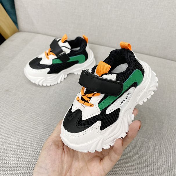 Kids Shoes 1-3 years old baby shoes spring and autumn girls sports shoes breathable mesh shoes boys new soft bottom children's shoes_viptrois.com