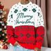 Pure Foreign Trade Cross-Border Men's Clothing European And American Autumn Winter Knitted Christmas Jacquard Loose Pullover_viptrois.com