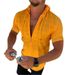 Unbeatable Quality New Summer Fashion Men's Short Sleeve Hoodie Zipper T-shirt Sunscreen Clothes_viptrois.com