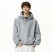 Three-dimensional Split Structure Silhouette Hooded Sweater For Men And Women Couples Autumn And Winter 380g Heavy Half Zipper Hoodie Jacket_viptrois.com