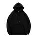 Men's Oversize Fleece Hoodie - 350g Heavyweight Winter Pullover With Drop Shoulder & Kangaroo Pocket (White/Black/Tan/Charcoal/Smoke Grey)_viptrois.com