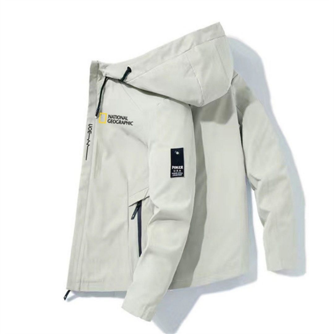 New Trendy Spring And Autumn Men's Outdoor Leisure Sports Zipper Top_viptrois.com