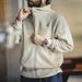 Men's Clothing Madden workwear casual snowflake gray hooded sweatshirt heavy plus velvet zipper sports cardigan jacket men autumn_viptrois.com