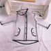Kids Raincoat Waterproof Rain Poncho Clear Transparent Children Kindergarten School Student Rainsuit Protective Poncho C_viptrois.com