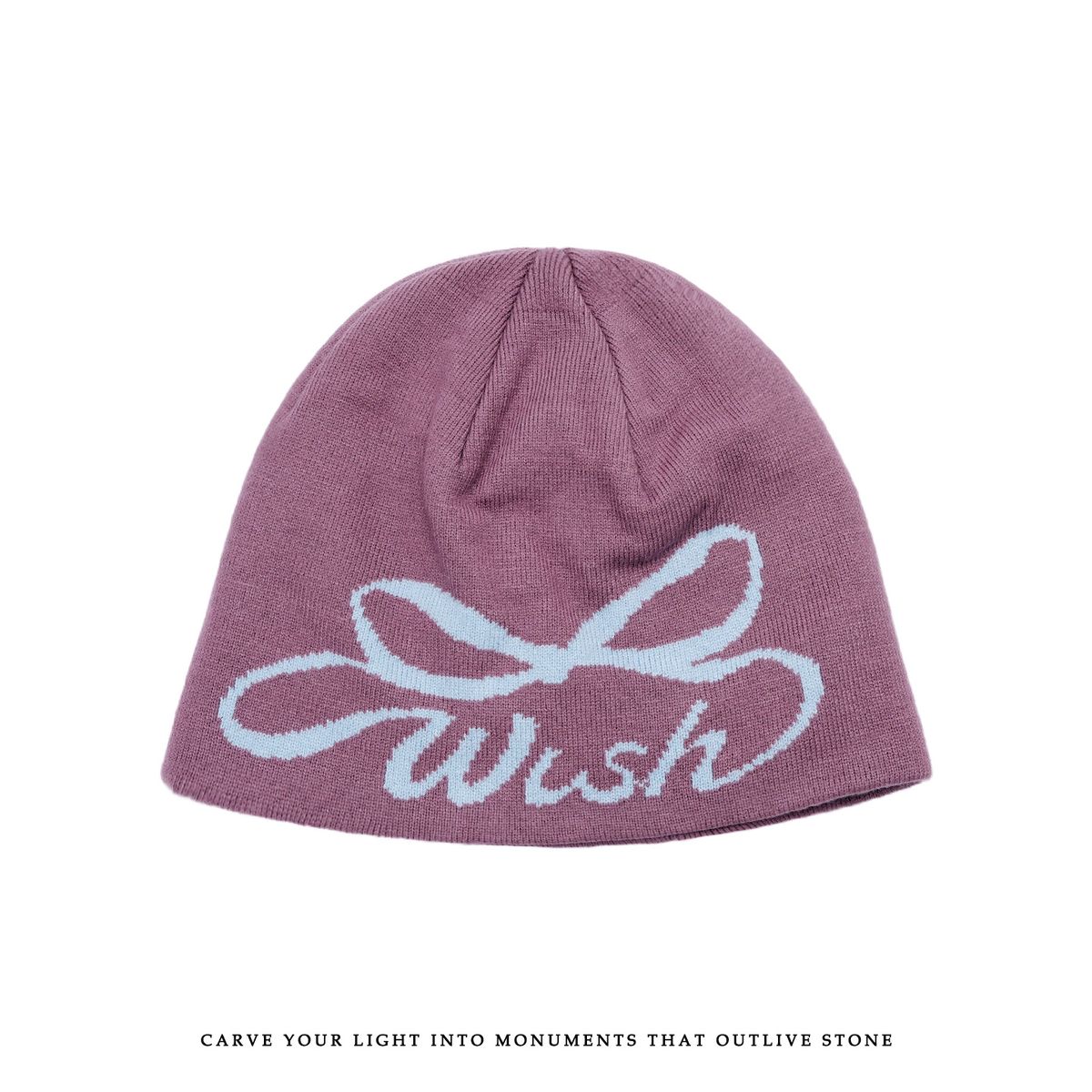 Women's Hats Niche Trendy Brand Letter Bow Wool Hat Women's Autumn And Winter Street Personality Cold Hat Warm Ear Protection Knitted Hat Men_viptrois.com