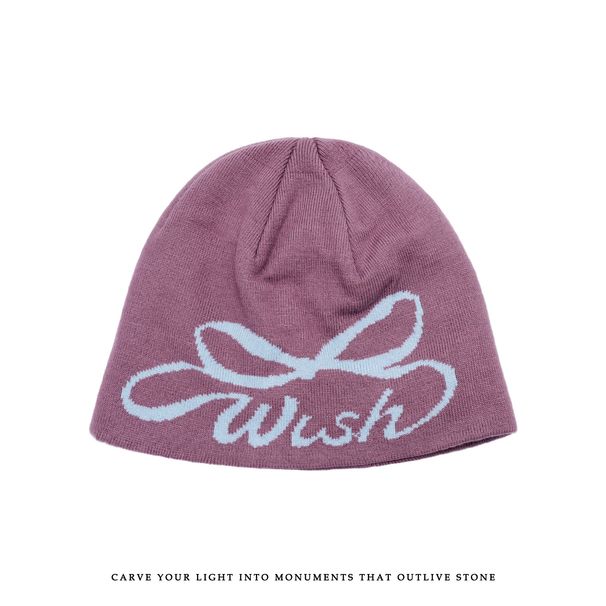Women's Hats Niche Trendy Brand Letter Bow Wool Hat Women's Autumn And Winter Street Personality Cold Hat Warm Ear Protection Knitted Hat Men_viptrois.com