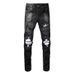 Men's Clothing Fashion Brand Men And Women's Casual Pants American Retro Washed Hole Jeans Men's Pants Men's Hole Jeans 1343_viptrois.com