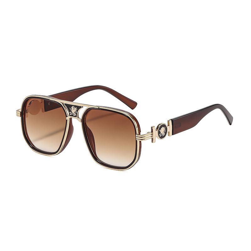 Medusa-Inspired Summer Fashion Sunglasses – UV400 Protection, Classic Metal Frame, Unisex Stylish Shades For Outdoor & Driving_viptrois.com