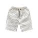Men's Clothing Summer Men's Fashion Striped Shorts Men's Slim Fit Comfortable Breathable Outer Wear Casual Shorts_viptrois.com