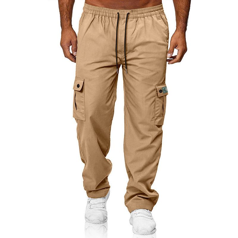 Men's Relaxed Fit Cargo Pants Streetwear Tactical Joggers Multi-Pockets Amekaji Style Hip-Hop Workwear Inspired All-Season Comfort_viptrois.com