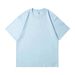 New 210g Combed Pure Cotton Loose Short-sleeved T-shirt For Summer 2025_viptrois.com