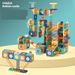 Mother & Kids DIY Marble Run Building Blocks Set 98/182PCS Educational STEM Toy For Kids Creative Maze Slide Puzzle Early Learning Gift Colorful_viptrois.com