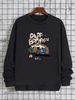 Men's Loose Casual Fashionable Cartoon Car Pattern Printed Round Neck Long Sleeved Sweatshirt For Autumn And Winter_viptrois.com