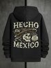 Men's Autumn/Winter Casual Fashion Loose Hoodie En Meixico Day Dead Printed Warm Long Sleeve Hoodie Sweater_viptrois.com