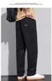 Men's Trendy Straight Leg Cargo Pants Spring/Autumn Fleece Lined Pure Cotton Loose Fit Casual Wide Leg Winter Style_viptrois.com
