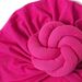 Men's Hats Hot Selling Solid Color Knotted Headscarf New Bright Color Ethnic Hat Three Dimensional Twist Knotted Headscarf_viptrois.com
