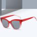 Oversized Cat Eye Sunglasses - Red Frame With UV400 Protection (2025 European-American Fashion, Celebrity Inspired)_viptrois.com