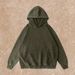 Vintage Washed Hoodie Men's Oversized Pullover Sweatshirt 350g Heavyweight Cotton Streetwear Casual Unisex_viptrois.com