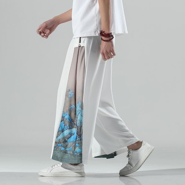 Pantalones De Chinoiserie Para Hombre Y Mujer, Ropa Deportiva Holgada De Talla Grande, A La Moda Japonesa, Color A Juego, Novedad_viptrois.com
