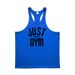 JUST GYM Men's Cotton Fitness Vest American I-shaped Back Slim Training Clothing Cross-border Popular Tide_viptrois.com