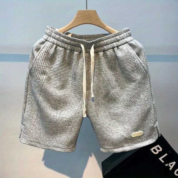 Men's Clothing Wavy Shorts Designer Niche Casual Beach Pants Summer Trendy High Street Sports Shorts_viptrois.com