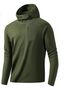 Men's Fleece-Lined Hooded Sweatshirt – Outdoor-Ready Pullover With Thumb Holes (Jungle Green/Black, M-5XL)_viptrois.com