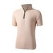 Men's Performance Polo Shirt – Breathable Half-Zip Athletic Top With Moisture-Wicking Fabric (Light Grey, Black, Sage Green, Khaki, White, Charcoal)_viptrois.com