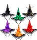 Unisex Halloween witch headband costume party funny party lace sequined hat_viptrois.com