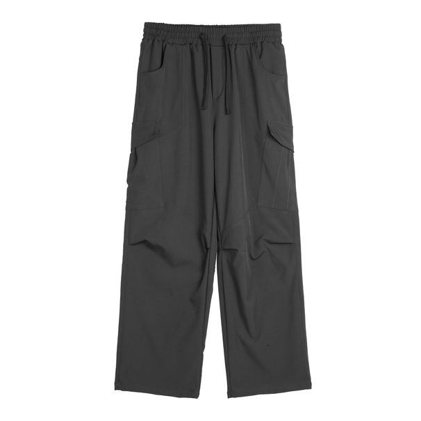 Unisex Oversized Cargo Pants – High-Street Utility Style, Multi-Pocket Straight-Leg (7 Sizes, 4 Colors)_viptrois.com