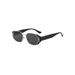 New Style Small Ice Cube Sunglasses For Women Square Frame Round Face Slim Transparent Fashionable Y2K Sunglasses Hot Girl Style T1403_viptrois.com