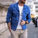 Men's Autumn And Winter Trendy Fashion Casual Slim Jacket Multi-pocket Button Light Board Tooling Jacket_viptrois.com