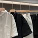 Men's Clothing Houndstooth Lapel Shirt Casual Shorts Two Piece Suit New Couple Student Loose Versatile Suit_viptrois.com