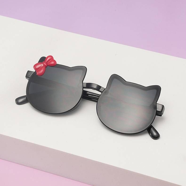 Male And Female Children KT Cat Sunglasses UV Resistant Children's Sunglasses Cute And Super Cute Baby Glasses Factory Wholesale_viptrois.com